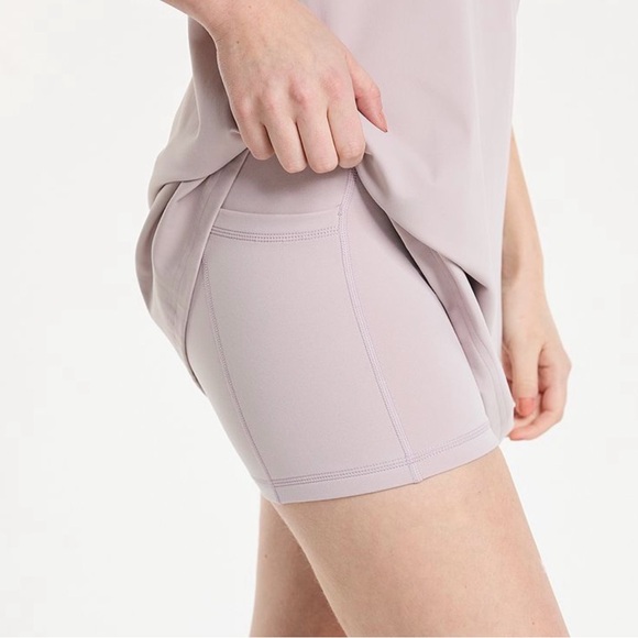 FLX - Affirmation Crossback Dress with Built-In Shorts - Picture 3 of 10